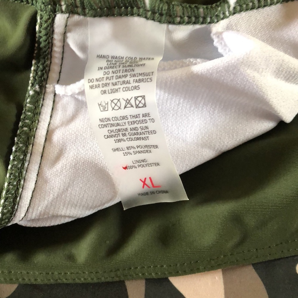 Green/Camo Tankini NWOT - Picture 9 of 9